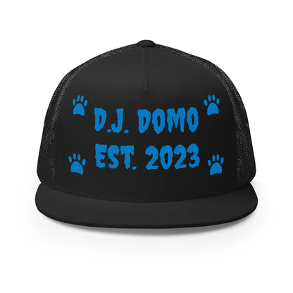 D.J. Domo "Dog Paws" Trucker Cap Multi Color/Light Blue