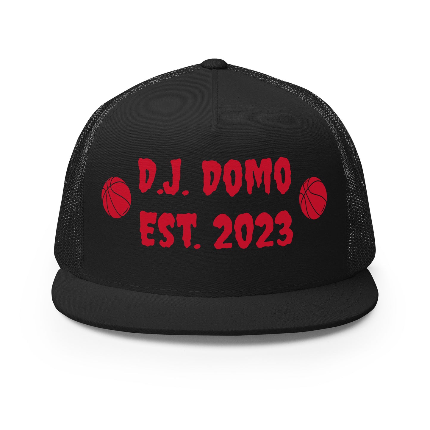 D.J. Domo "Basketball" Trucker Cap Multi Color/Red