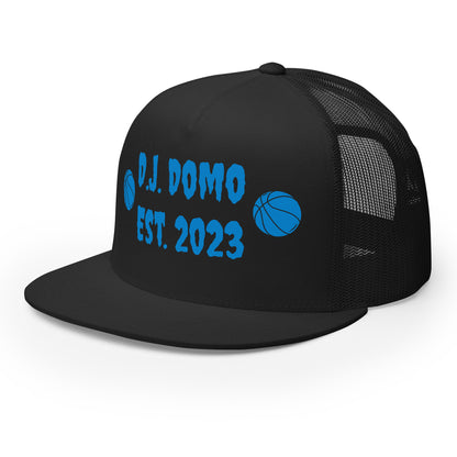 D.J. Domo "Basketball" Trucker Cap Multi Color/Light Blue