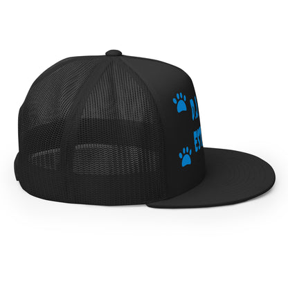 D.J. Domo "Dog Paws" Trucker Cap Multi Color/Light Blue