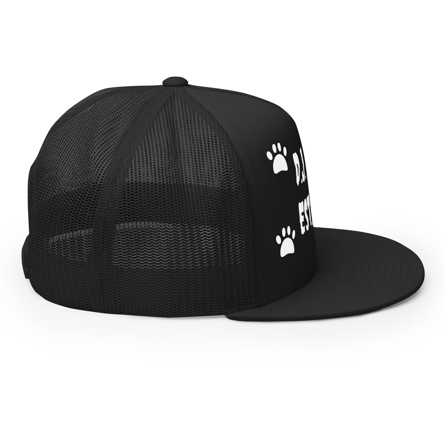 D.J. Domo "Dog Paws" Trucker Cap Multi Color/White