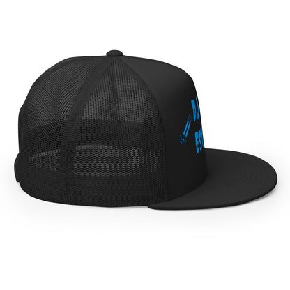 D.J. Domo "Writer" Trucker Cap Multi Color/Light Blue