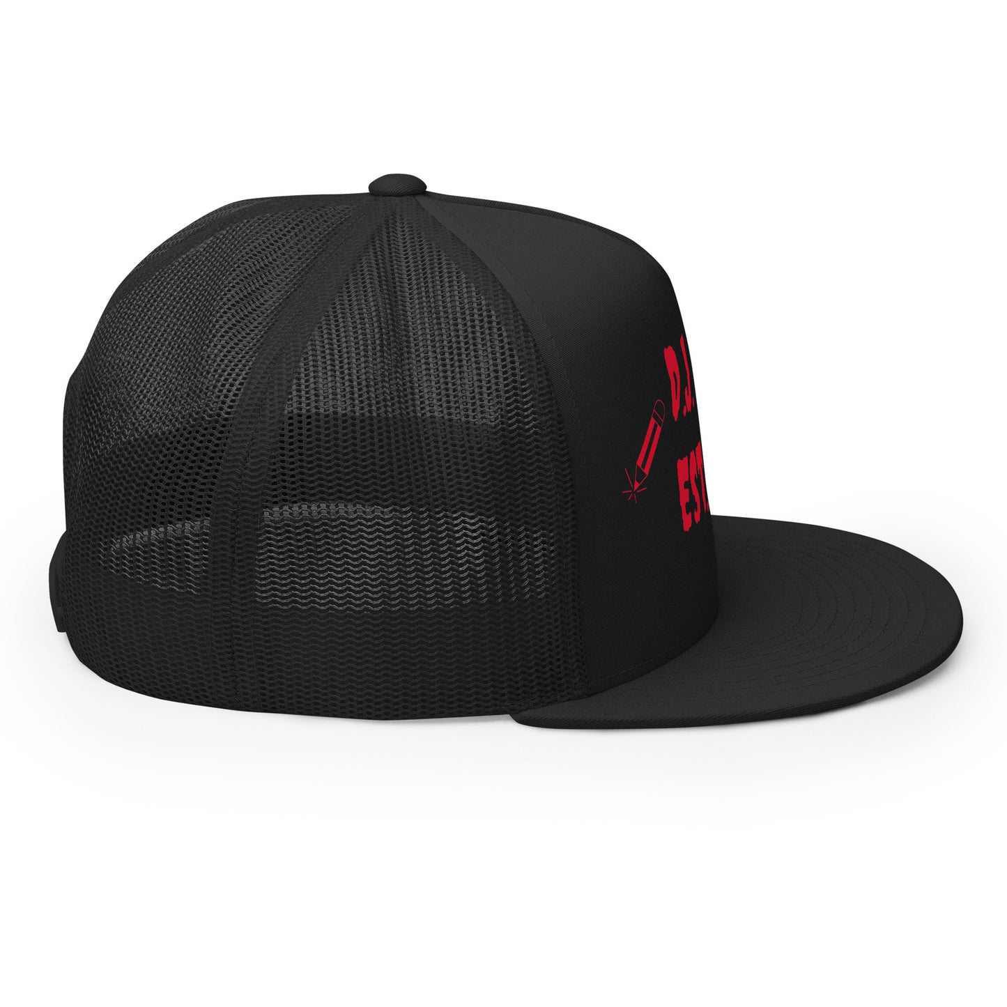 D.J. Domo "Writer" Trucker Cap Multi Color/Red