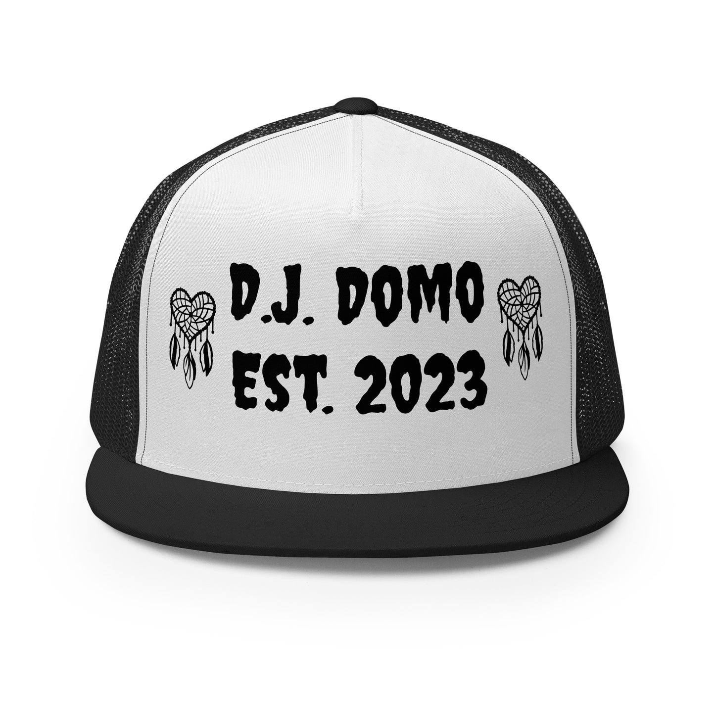 D.J. Domo "Heart Catchers" Trucker Cap Multi Color/Black