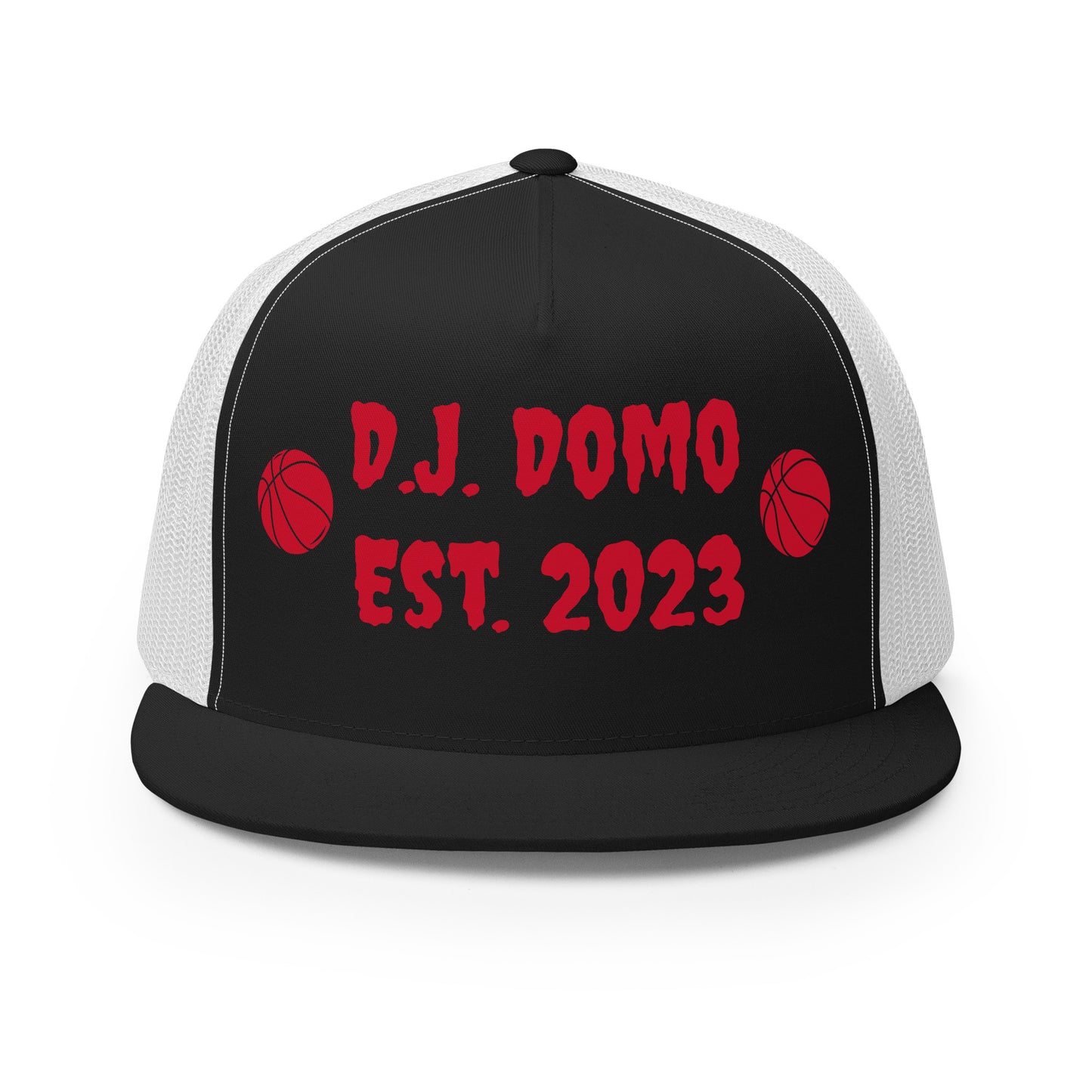 D.J. Domo "Basketball" Trucker Cap Multi Color/Red