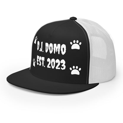 D.J. Domo "Dog Paws" Trucker Cap Multi Color/White