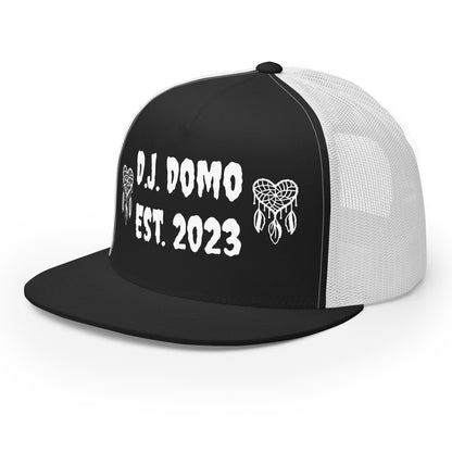 D.J. Domo "Heart Catchers" Trucker Cap Multi Color/White