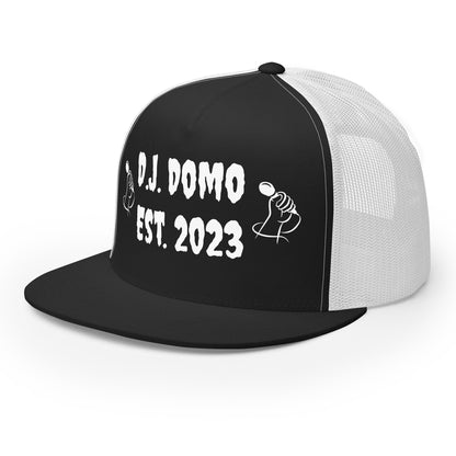 D.J. Domo "Mic" Trucker Cap Multi Color/White