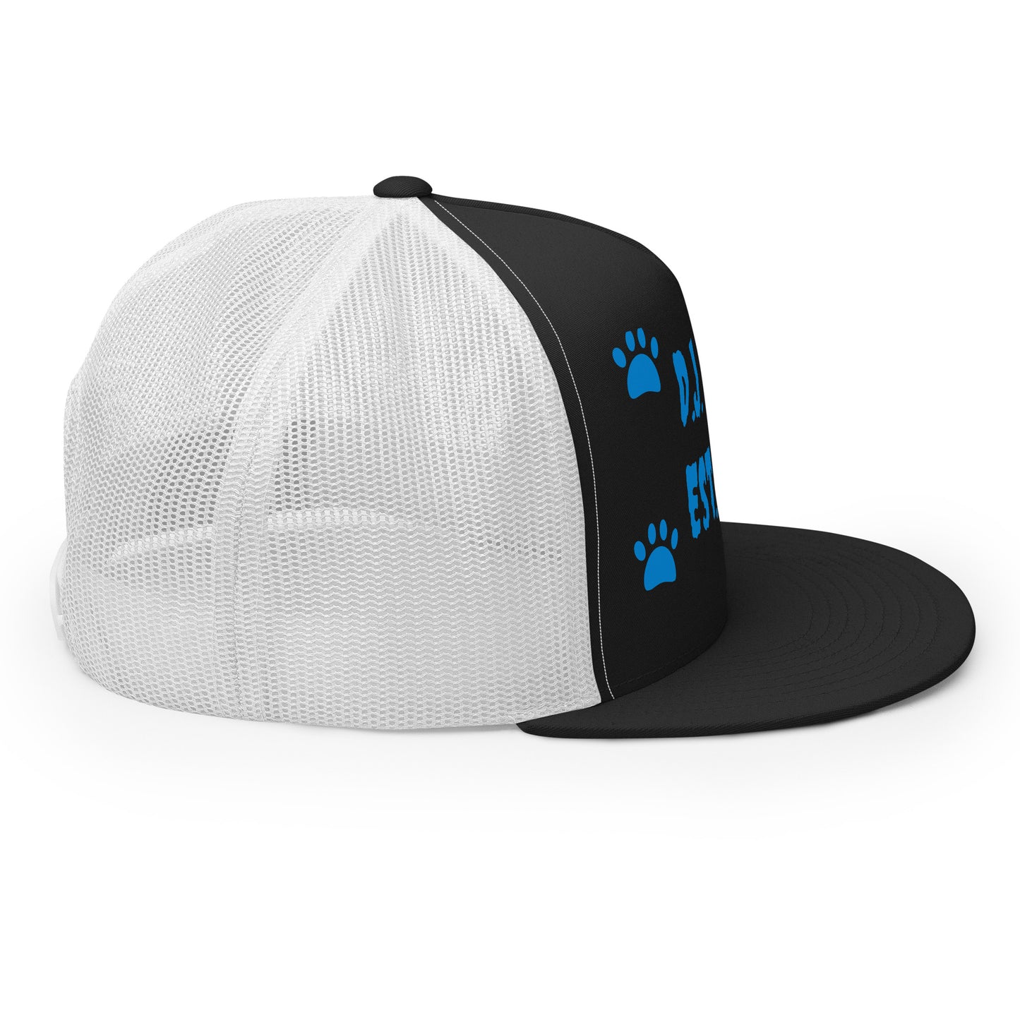 D.J. Domo "Dog Paws" Trucker Cap Multi Color/Light Blue