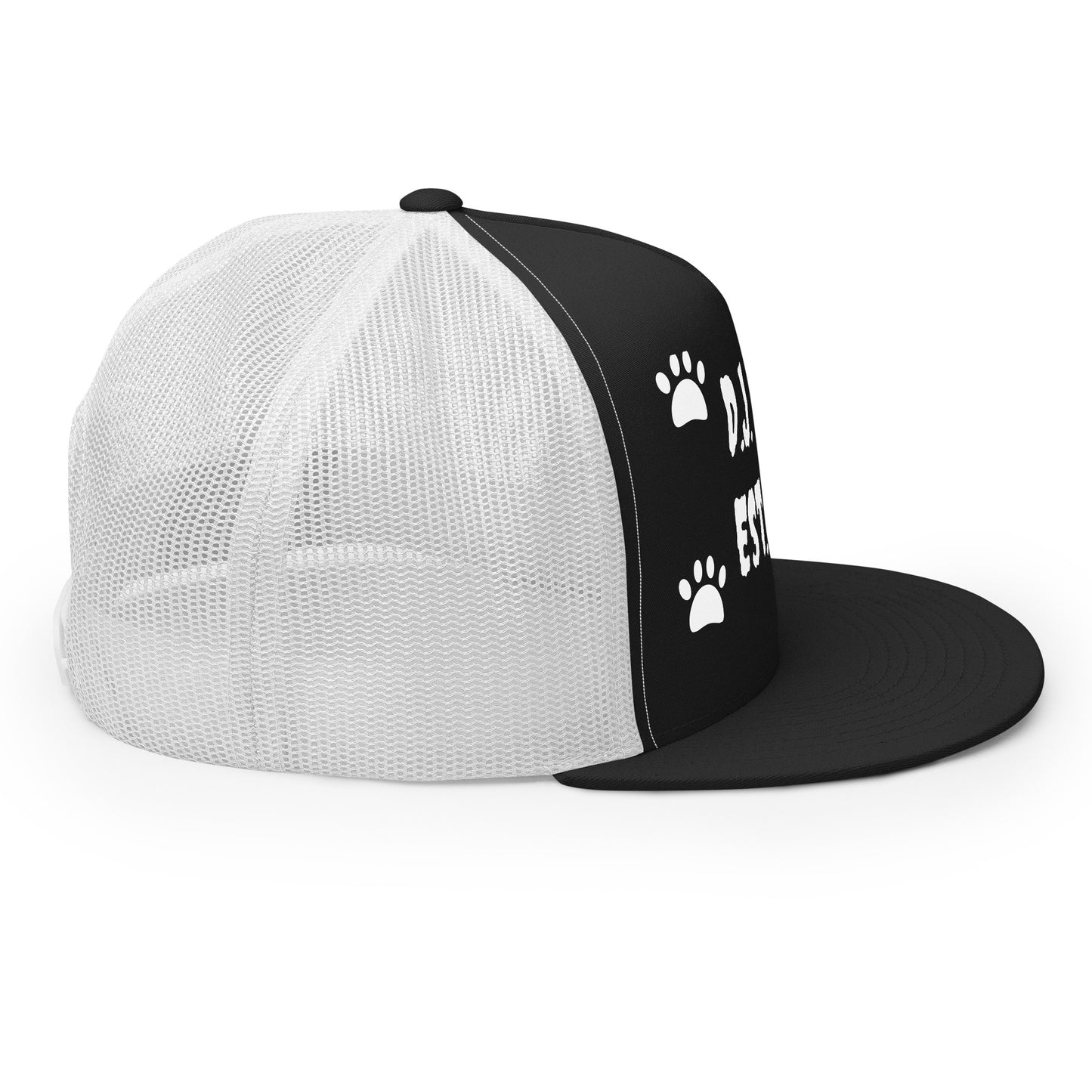 D.J. Domo "Dog Paws" Trucker Cap Multi Color/White