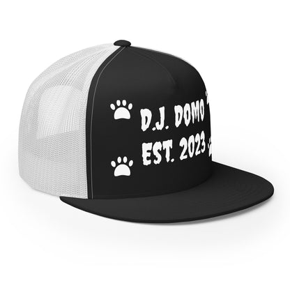 D.J. Domo "Dog Paws" Trucker Cap Multi Color/White