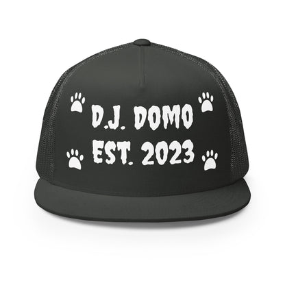 D.J. Domo "Dog Paws" Trucker Cap Multi Color/White