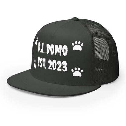 D.J. Domo "Dog Paws" Trucker Cap Multi Color/White