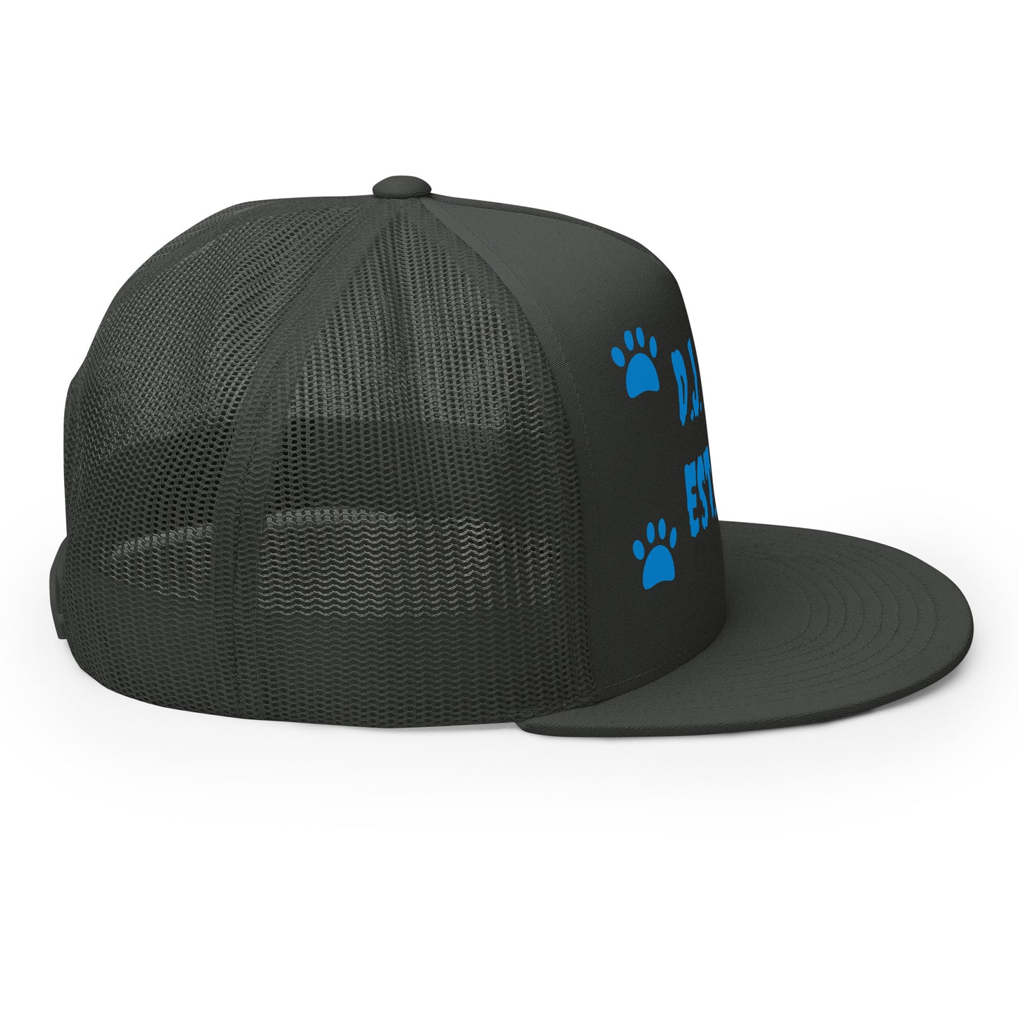 D.J. Domo "Dog Paws" Trucker Cap Multi Color/Light Blue