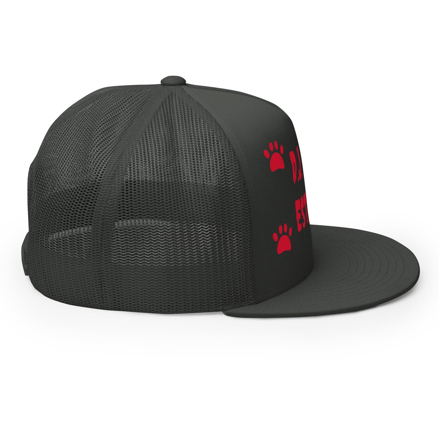 D.J. Domo "Dog Paws" Trucker Cap Multi Color/Red