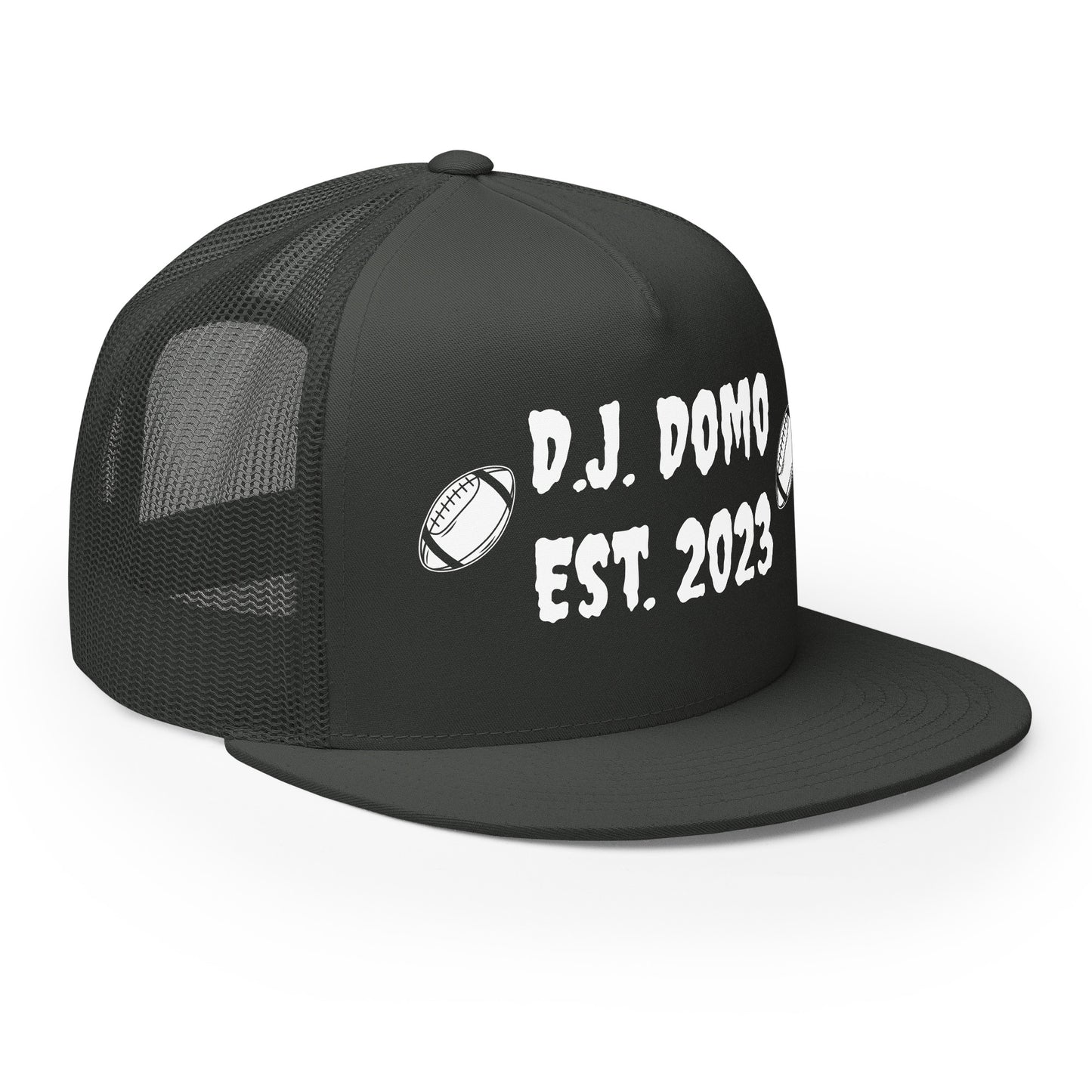 D.J. Domo "Football" Trucker Cap Multi Color/White