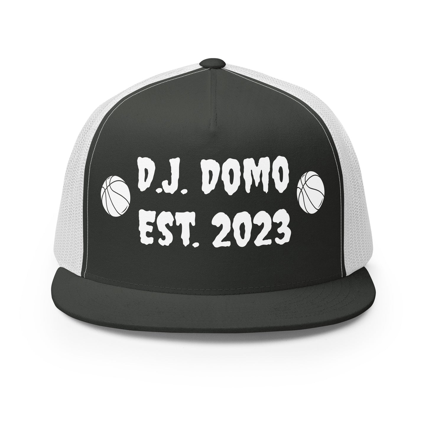 D.J. Domo "Basketball" Trucker Cap Multi Color/White