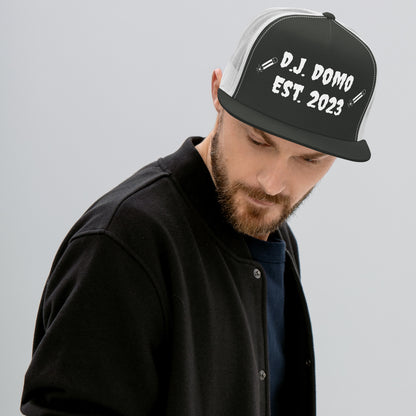 D.J. Domo "Writer" Trucker Cap Multi Color/White