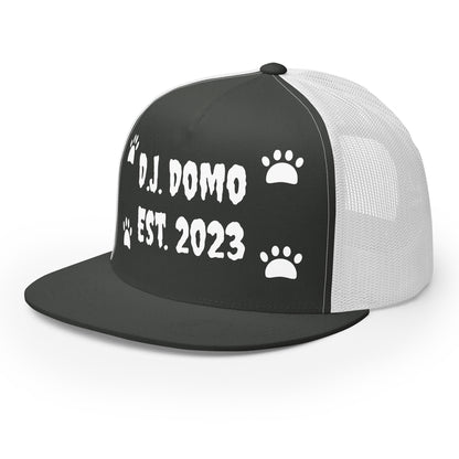 D.J. Domo "Dog Paws" Trucker Cap Multi Color/White