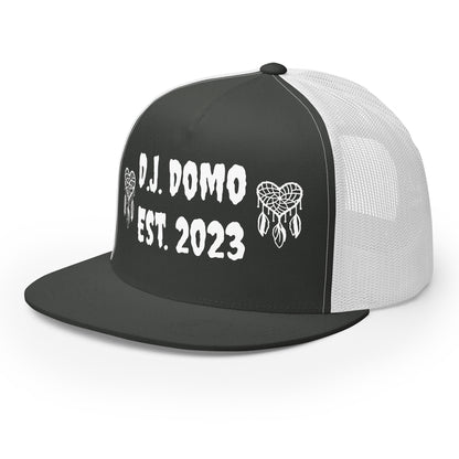 D.J. Domo "Heart Catchers" Trucker Cap Multi Color/White