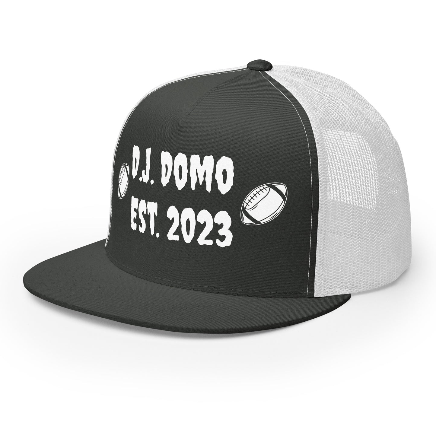 D.J. Domo "Football" Trucker Cap Multi Color/White