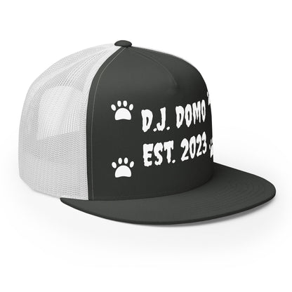 D.J. Domo "Dog Paws" Trucker Cap Multi Color/White