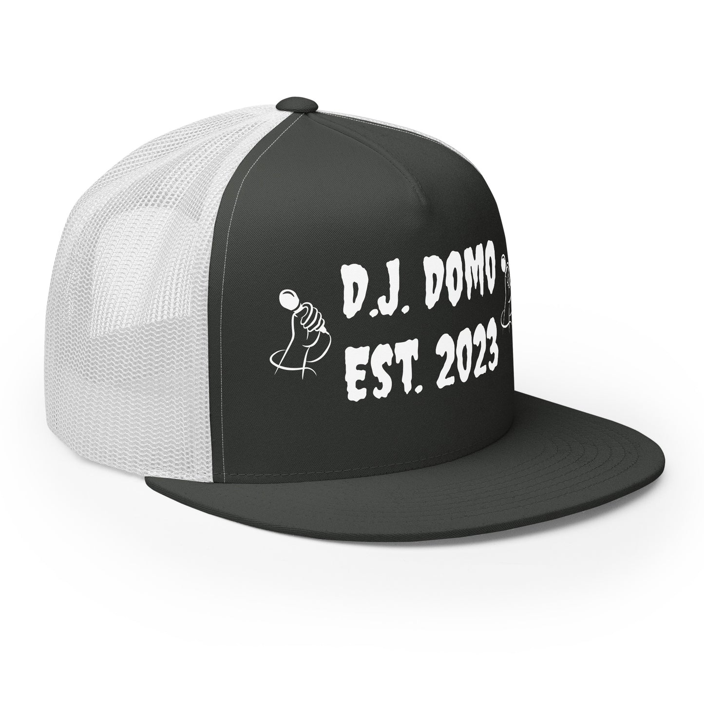 D.J. Domo "Mic" Trucker Cap Multi Color/White