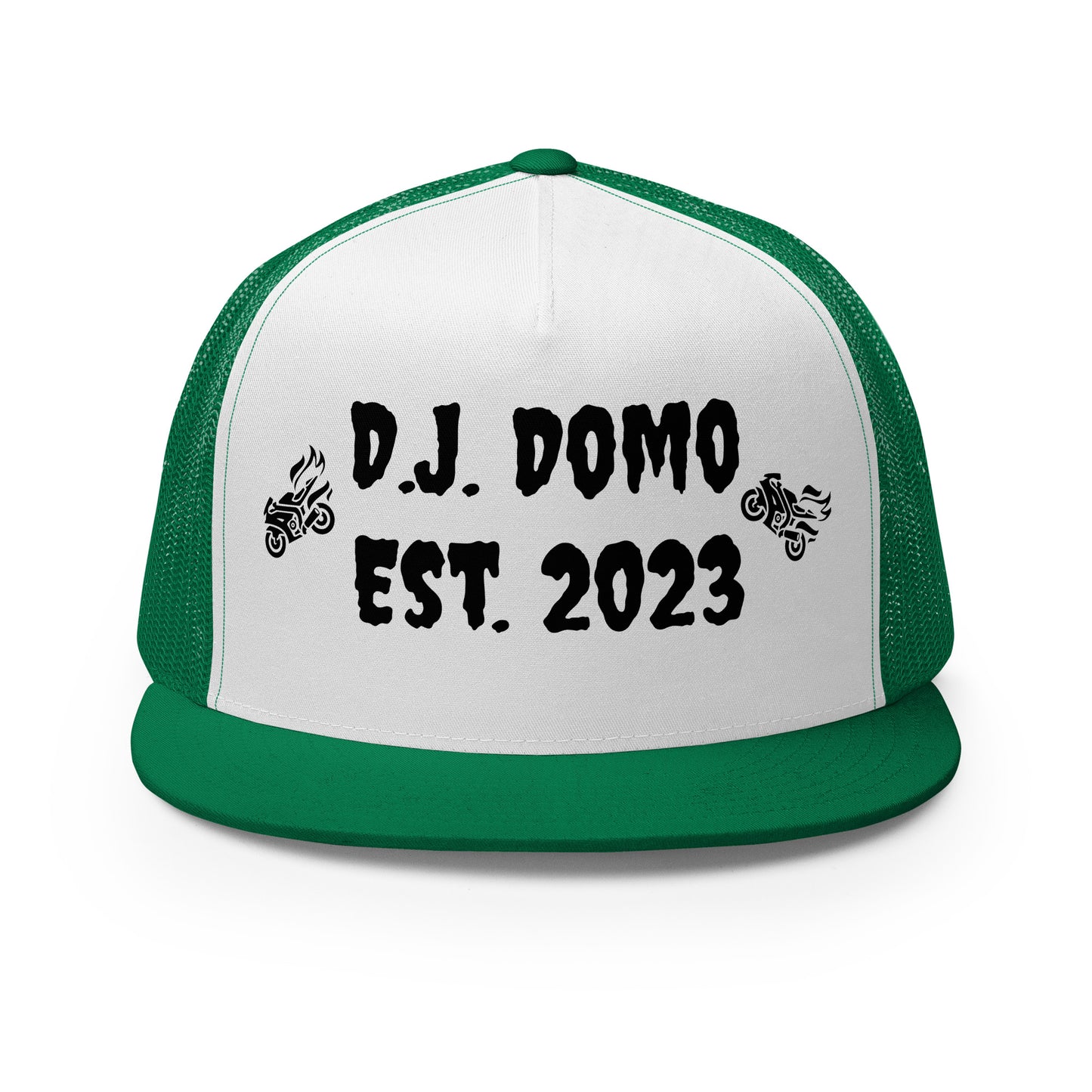 D.J. Domo "Biker" Trucker Cap Multi Color/Black