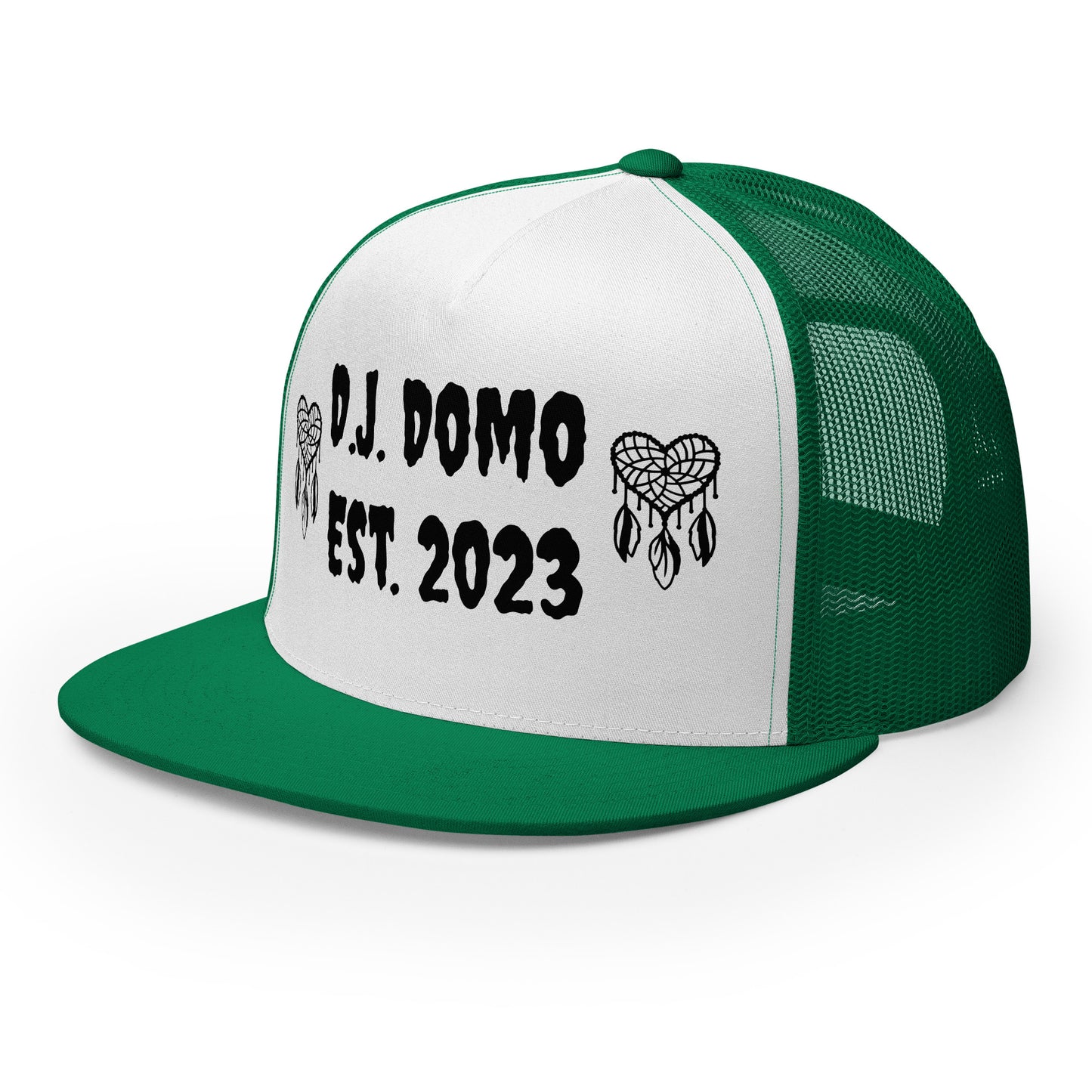 D.J. Domo "Heart Catchers" Trucker Cap Multi Color/Black