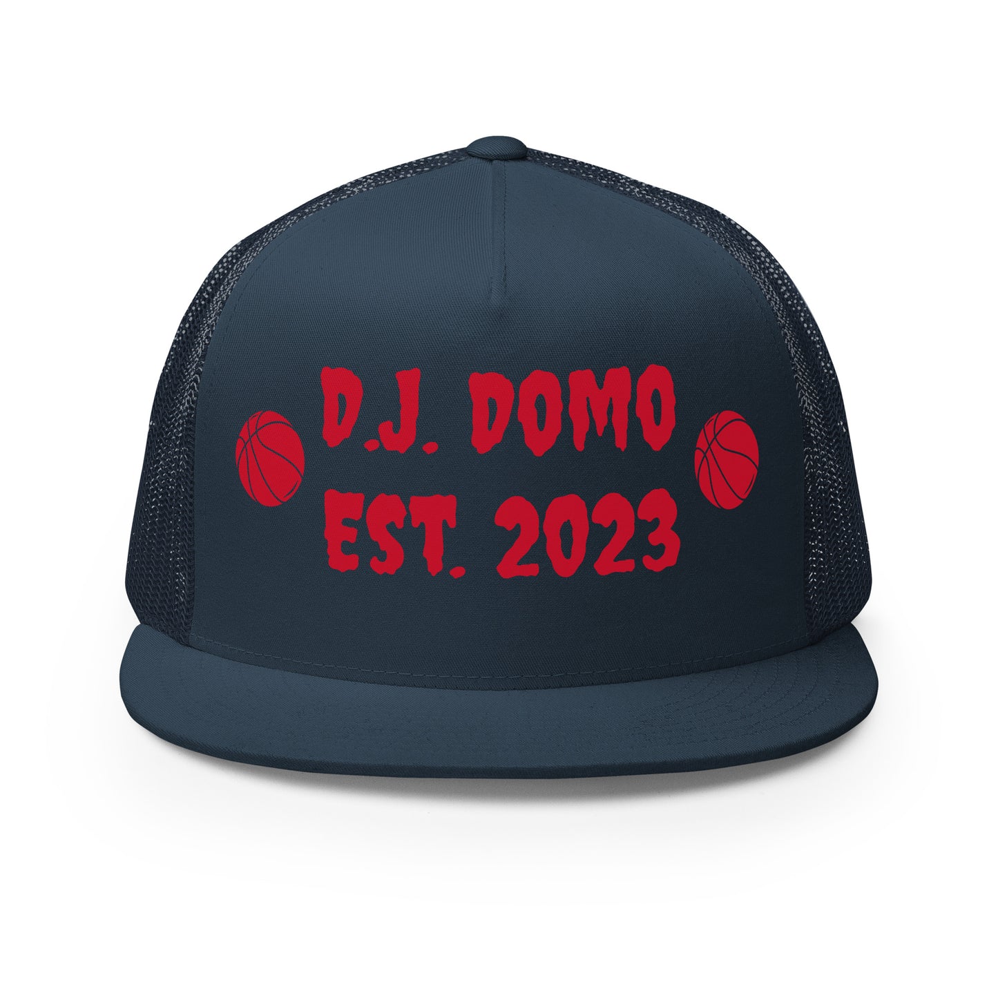 D.J. Domo "Basketball" Trucker Cap Multi Color/Red