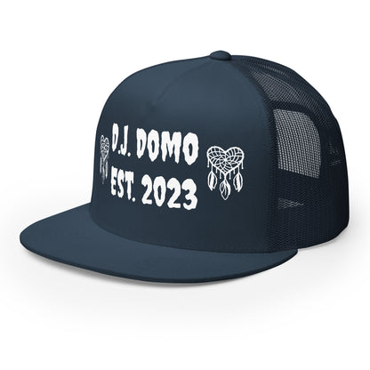 D.J. Domo "Heart Catchers" Trucker Cap Multi Color/White