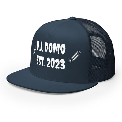 D.J. Domo "Writer" Trucker Cap Multi Color/White