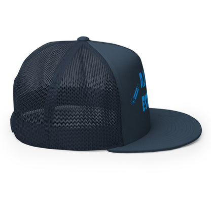 D.J. Domo "Writer" Trucker Cap Multi Color/Light Blue