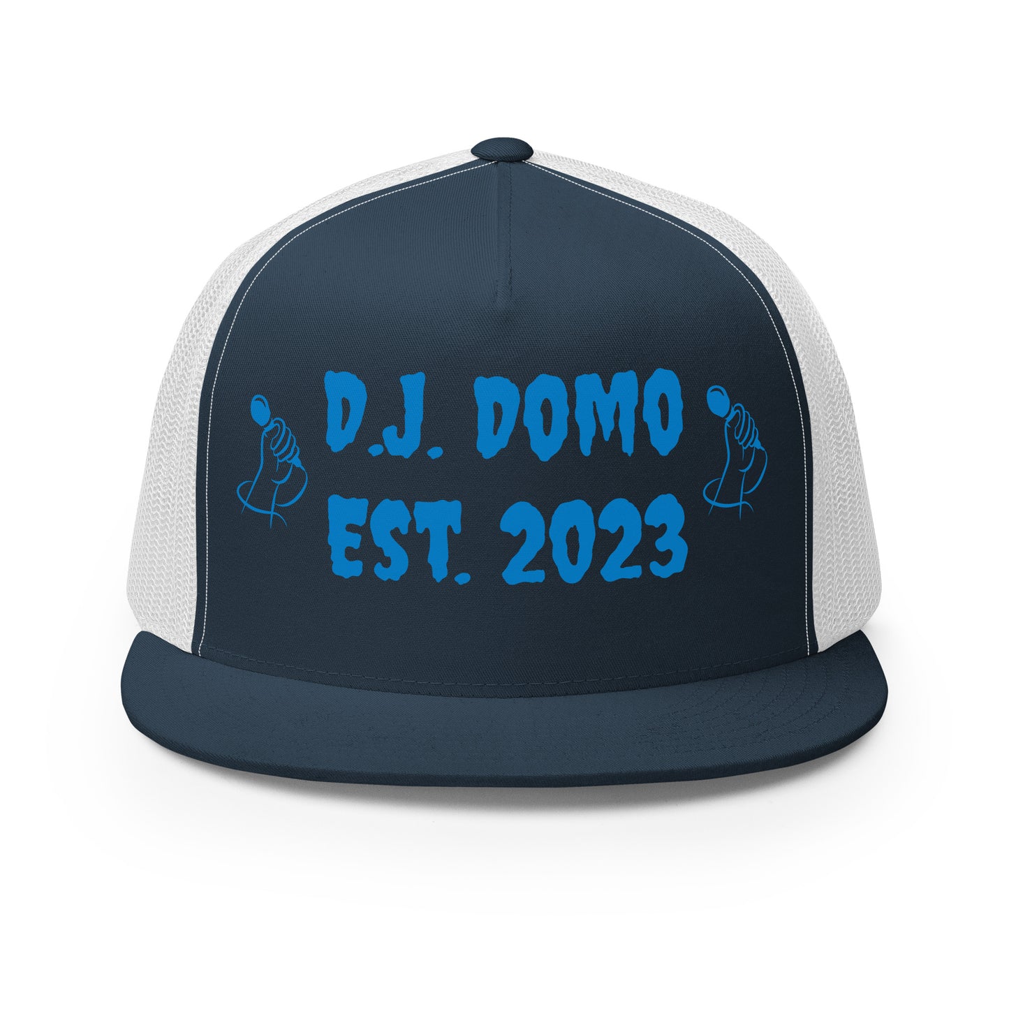 D.J. Domo "Mic" Trucker Cap Multi Color/Light Blue