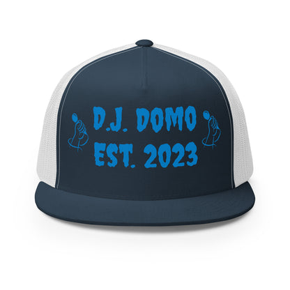 D.J. Domo "Mic" Trucker Cap Multi Color/Light Blue