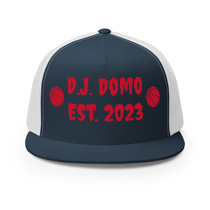 D.J. Domo "Basketball" Trucker Cap Multi Color/Red