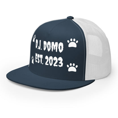 D.J. Domo "Dog Paws" Trucker Cap Multi Color/White