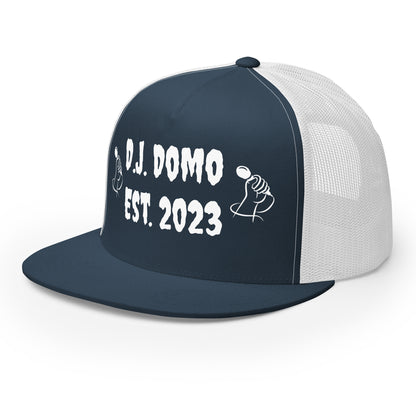 D.J. Domo "Mic" Trucker Cap Multi Color/White