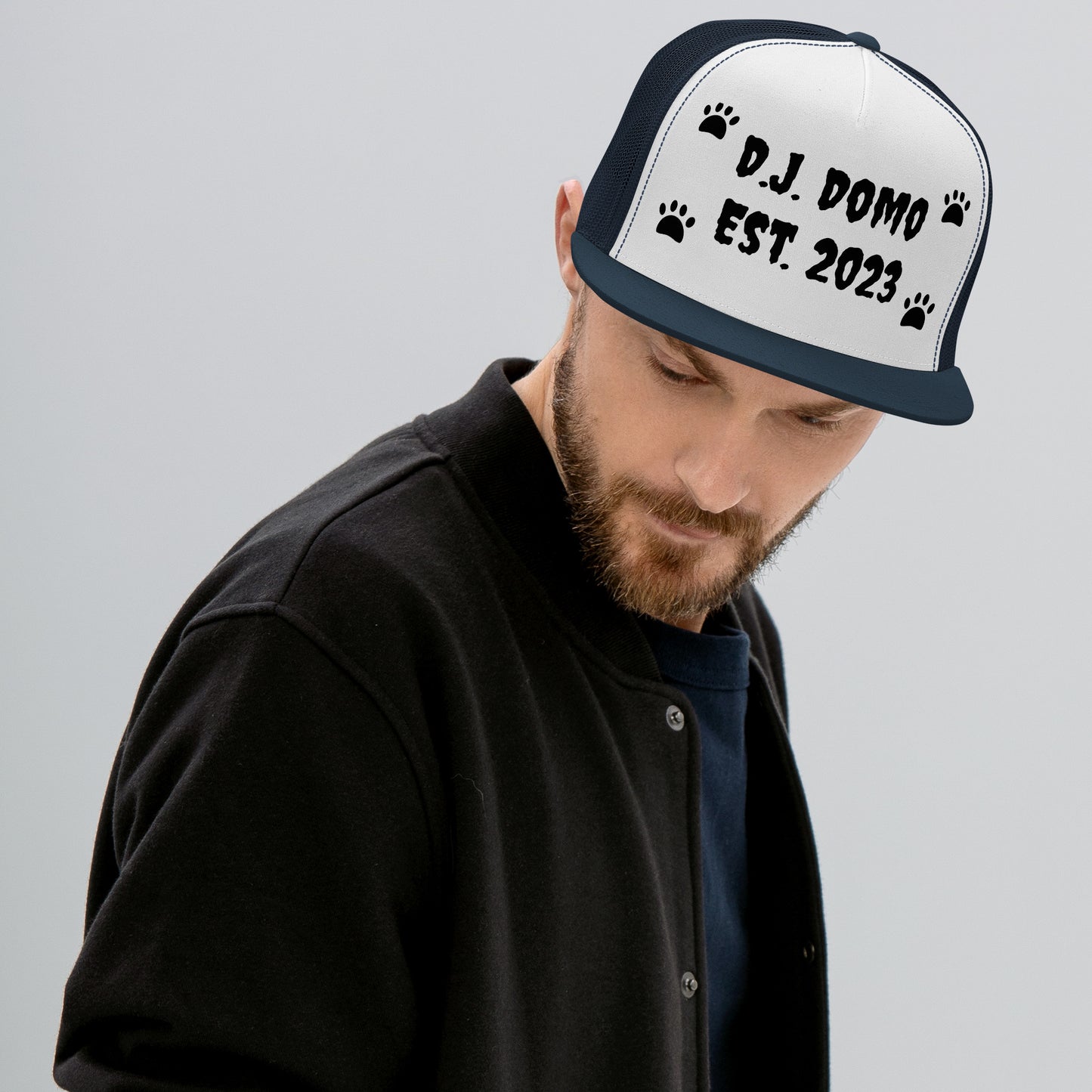 D.J. Domo "Dog Paws" Trucker Cap Multi Color/Black