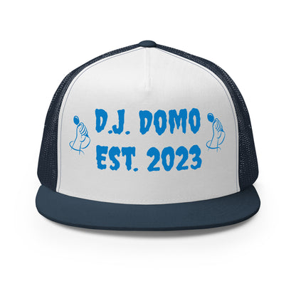 D.J. Domo "Mic" Trucker Cap Multi Color/Light Blue