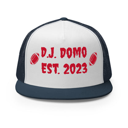 D.J. Domo "Football" Trucker Cap Multi Color/Red