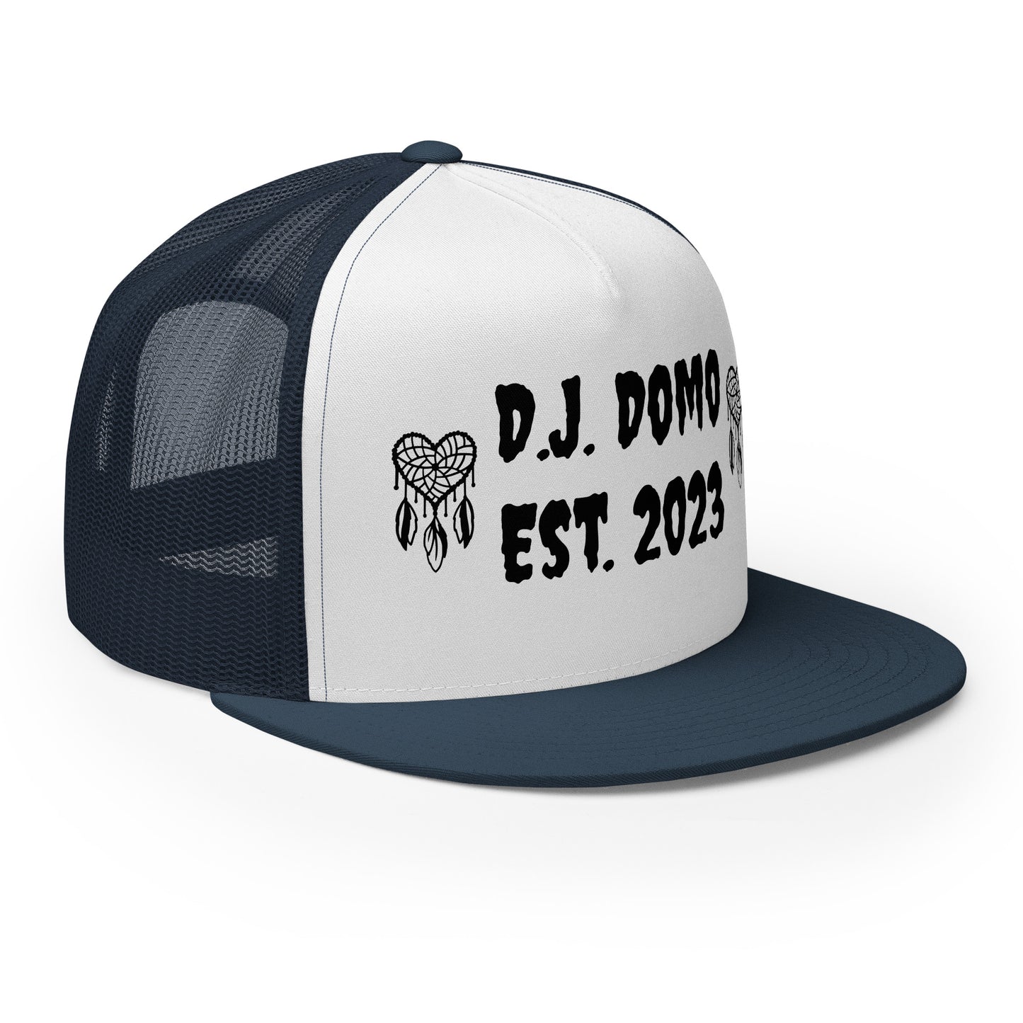 D.J. Domo "Heart Catchers" Trucker Cap Multi Color/Black