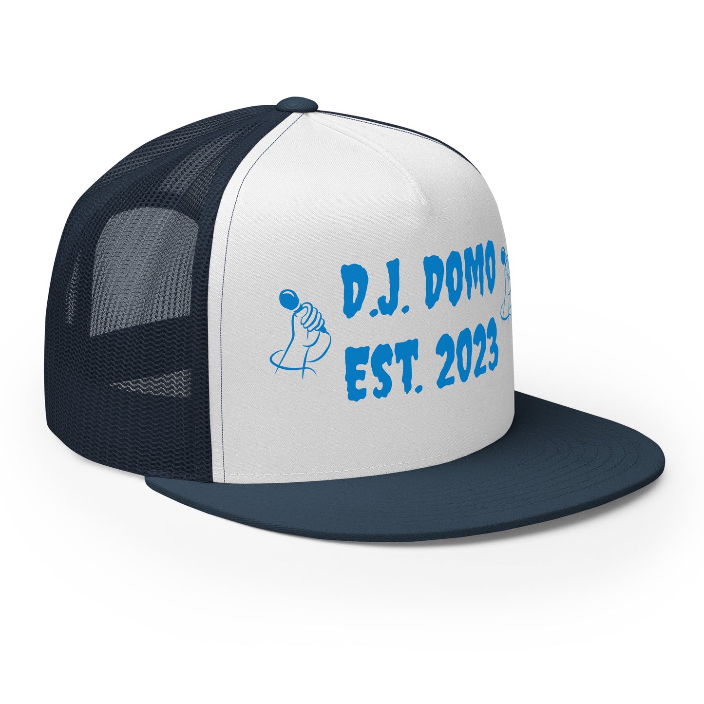 D.J. Domo "Mic" Trucker Cap Multi Color/Light Blue