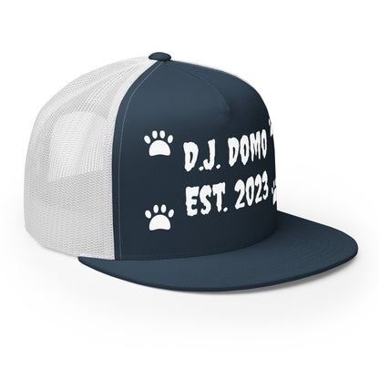 D.J. Domo "Dog Paws" Trucker Cap Multi Color/White