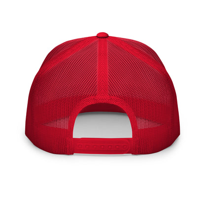 D.J. Domo "Biker" Trucker Cap Multi Color/Red