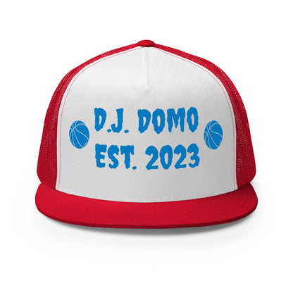 D.J. Domo "Basketball" Trucker Cap Multi Color/Light Blue