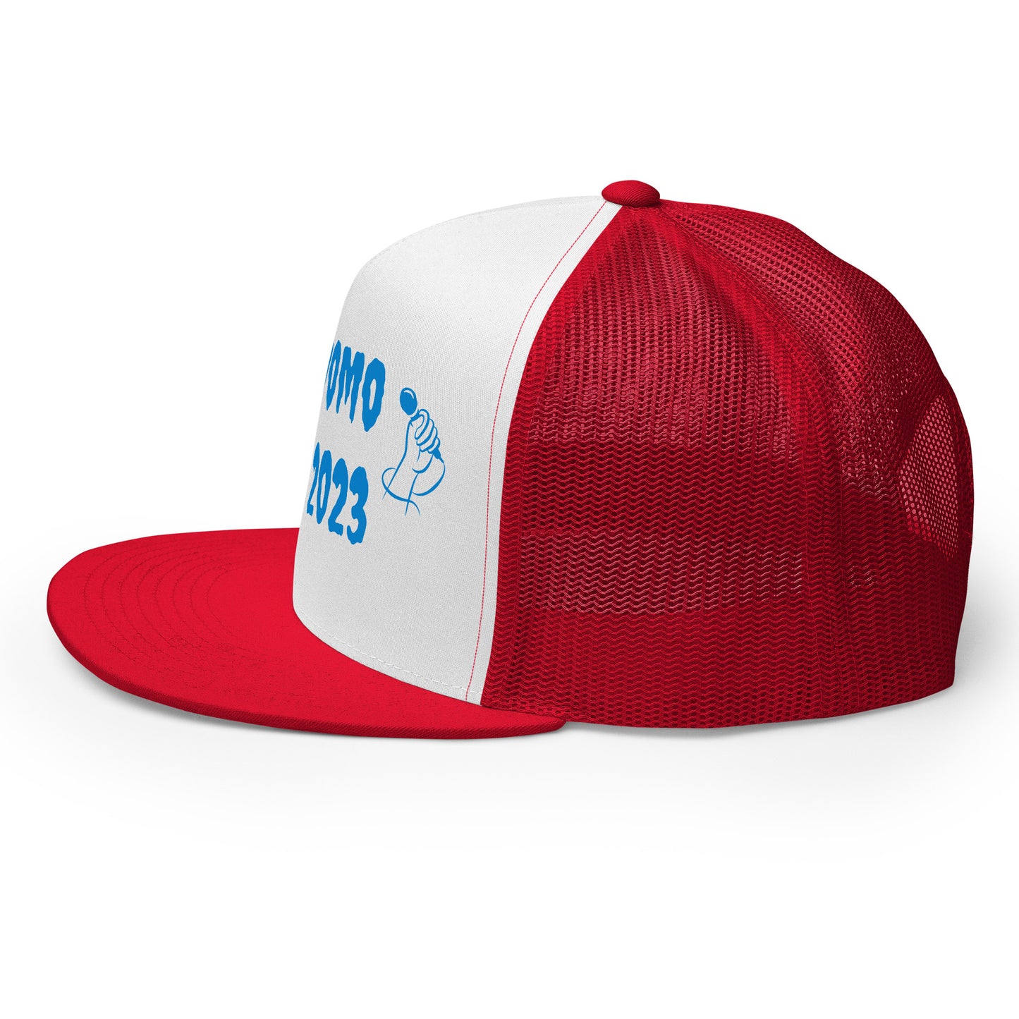 D.J. Domo "Mic" Trucker Cap Multi Color/Light Blue