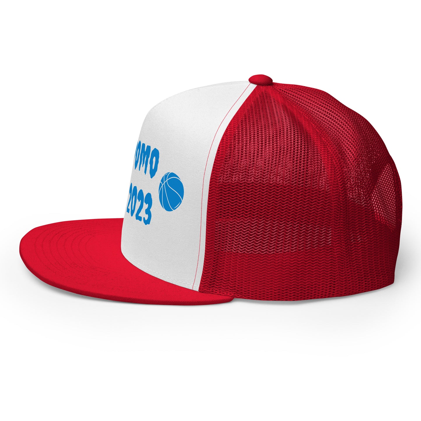 D.J. Domo "Basketball" Trucker Cap Multi Color/Light Blue