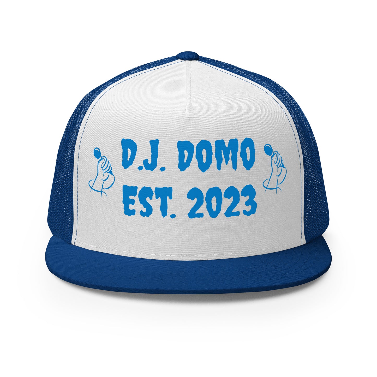 D.J. Domo "Mic" Trucker Cap Multi Color/Light Blue