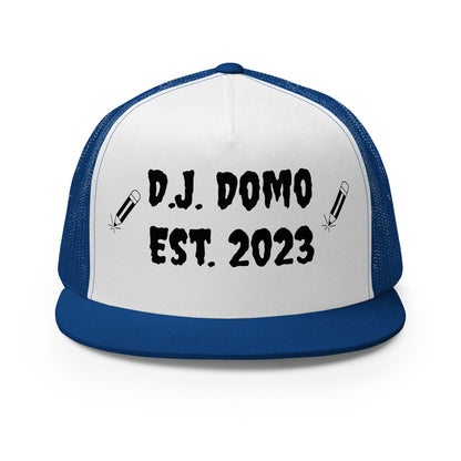 D.J. Domo "Writer" Trucker Cap Multi Color/Black